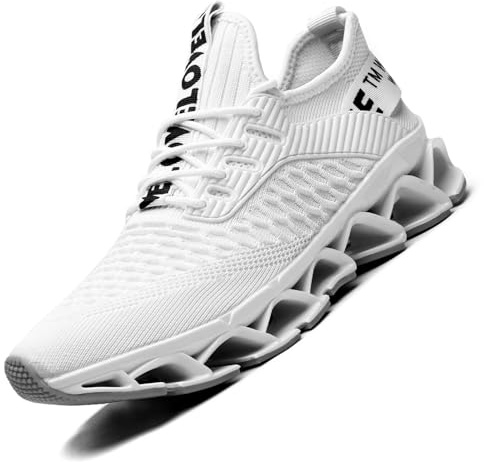 Men's Running Shoes Mesh Athletic Sport Sneakers Gym Fashion Trainers Tennis Casual Walking Zapatos