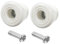HANABASS 8 STK Bremsen Für Rollschuhe Bremse Für Rollschuhe Zehenstopps Für Streetskating Schlittschuhstopper Inline-Skate-Bremse Bremsblock Für Rollschuhe Rollenzehe Stoppt Skaten Weiß Pu