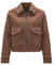 OPUS Damen Jacke | Teddyjacke HOLMA Boxy Fit in Bouclé Optik Cocoa, 38