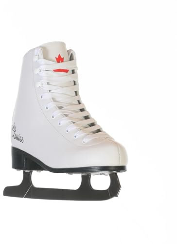 Canstar Kunstlaufschlittschuh Lake Louise – Klassisches Design, Weiß – Eiskunstlauf-Schlittschuhe Damen, Kinder & Anfänger (39)