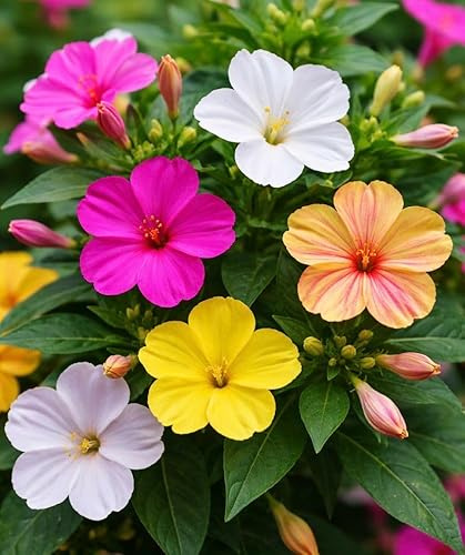20 Wunderblume Samen Mix (Mirabilis jalapa) Bunt Duftend Garten Balkon