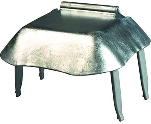 Alberts 410445 Auflaufstütze | zum Einbetonieren | feuerverzinkt | 130 x 130 mm