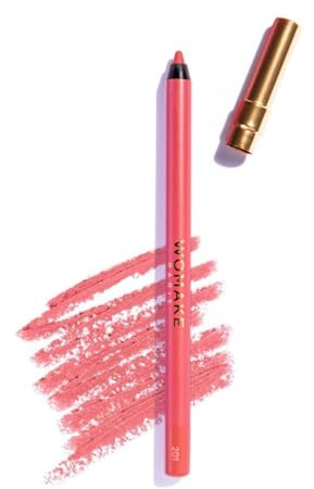 Womake - Crayon 3 en 1 : Lèvres, Yeux, Blush - Longue Tenue - Résiste à l'eau - Application Facile - Sans transfert - Made in France - Teinte : Rose Blush