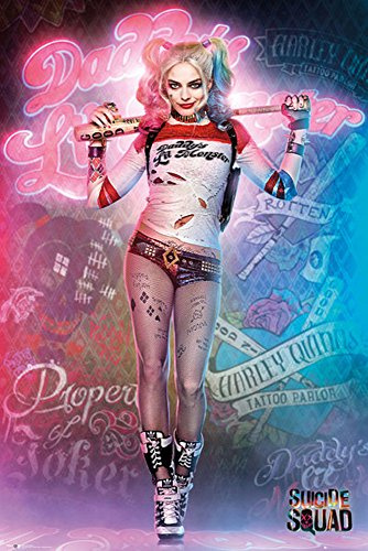Empireposter Póster de película Suicide Squad – Harley Quinn Stand – Druck Plakat – Größe 61 x 91,5 cm