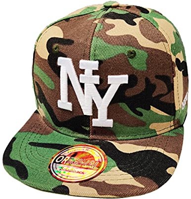 J26 SNAPBACK USA - Berretto da baseball per bambini, mimetico, Taglia unica