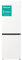 Hisense RB390N4AW21 Frigorífico Combi, Total No Frost, Blanco Altura 1,85m, Capacidad neta 3 L, ECO mode, Botellero, Silencioso 38 dBA