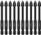 10PCS Glass and Tile Drill Bit,1/4 Hex Shank 6 mm Multi-Purpos Glass Concrete Drill Bit Set Masonry Drill Bits for Mirror and Ceramic Tile on Concrete and Brick Wall