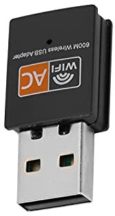 Scheda di Rete Wireless, Adattatore WiFi USB, Ricevitore Wireless, Adattatore WiFi USB AR9271, Adattatore Antenna 2DBI Rimovibile, per Computer TV (Scheda di Rete Wireless Dual