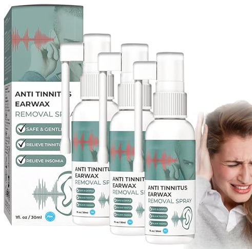 ZANWANXIN Hearing Restoration Spray, Hearing Aid Spray, Tinnitus Relief Spray, Earwax Cleaning Spray,Tinnitus Spray for Ear, Earwax Removal Spray (3PCS)