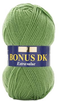 Hayfield Bonus DK Double Knitting, Grass (825), 100g by Sirdar