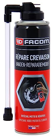 Facom 006091 Répare-Crevaison Moto - Bombe Anti Crevaison 250 ml (L'emballage de l'article peut varier)