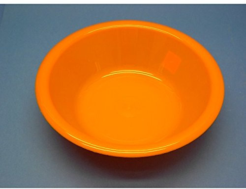 Catino Bacinella contenitore per acqua In plastica colore arancione diam 34Cm
