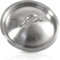 Kerafactum® Edelstahl Topfdeckel Deckel Ersatz Pfannendeckel Universaldeckel für Kochtopf Kasserolle Bratpfanne Wok Topf oder Pfanne Topfgröße Ø 24 cm Edelstahlgriff flacher Deckelrand
