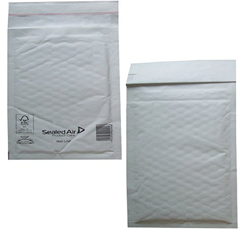 50 sobres acolchados de tamaño G/4 tamaño A4, color blanco – bolsas de burbujas – 240 x 330 mm – sellado de aire postal embalaje postal, envío postal, envío postal, envío postal, envío postal, embalaje protector acolchado
