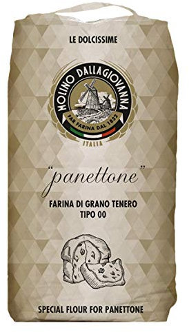 FARINA PANETTONE DI GRANO TENERO TIPO 00 PER DOLCI 5 Kg MOLINO DALLA GIOVANNA