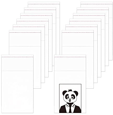 Clear Self Sealing Bags Self Adhesive Cello Bags 2mil Small OPP Poly Bags for Jewelry Beads Candies Coins Samples Pills Vitamins Screws Buttons (500pcs, 1.5x2''/4x5.5cm)
