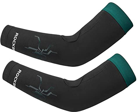 ROCKBROS Cykling ärmar/benärmar vindtät hög stretch halkskydd andningsbara armvärmare/benvärmare för män kvinnor vägcykel mountainbike arm/benärmar för höst och vinter