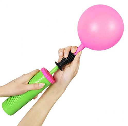 Handheld Ballonpumpe Manuelle Push-Pull-Ballon-pumpe Plastikballon Luftgebläse Tragbarer Ballon Aufblasbare Zubehör