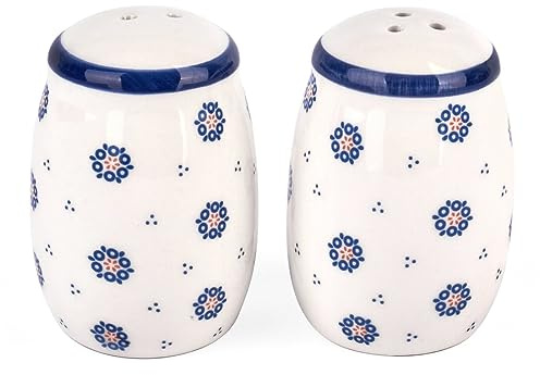 Pullmer PULLMER Salz- und Pfefferstreuer-Set aus Keramik, rustikales Design