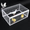 REBOTZ Trampa para pájaros, Jaula Trampa para pájaros, Colector de Trampa, Puerta de gallinero de 40/60/70/90/100 cm para Palomas de Carreras, Palomas, Loros, pájaros, Puerta de Ventana, Suministros d
