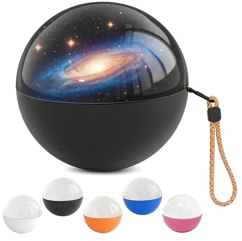 Eowduk Esfera de memoria, esfera de memoria, bola de cristal personalizada de video y foto 3D de 2.75 pulgadas, regalo de control de teléfono para parejas (negro)