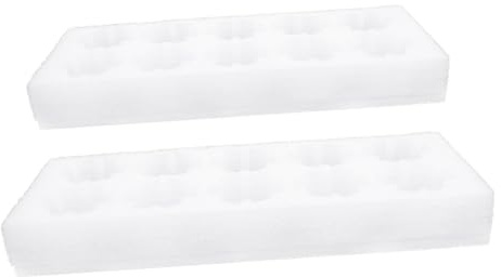ARTSEWPLY Set 2 Vassoi Portauova in Schiuma Pearl Epe, Contenitori Riutilizzabili per Conservazione Uova in Frigorifero, Scatole Impilabili Antiumidità per Casa e Cucina