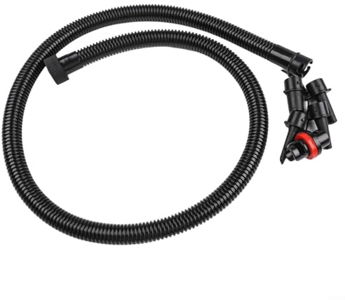 Risveglio Tubo gonfiabile per pompa ad aria, 1,2 m, con 5 ugelli, connettore filettato da 27,5 mm, per kayak, paddle, zattera, salvagoccia e pallone da spiaggia