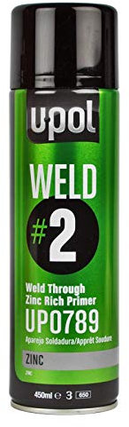 UPol WELD/AL WELD-2 - Imprimación rica en zinc, 450 ml, gris/verde