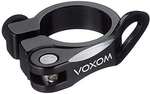 Voxom Sak2 Schnellspanner Sattelklemme 31,8 mm - Schnellspanner Fahrrad Zubehör - Schnellspanner Sattelstütze in Schwarz