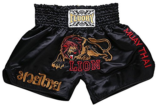 FLUORY Muay Thai Fight Shorts - MMA Training Clothing for Martial Arts, Kickboxing & Grappling