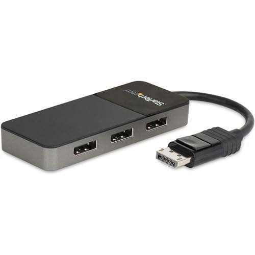 StarTech.com Hub MST Splitter Divisor USB-C a 10Gb de 4 Puertos DisplayPort - DP 1.4 - EDID