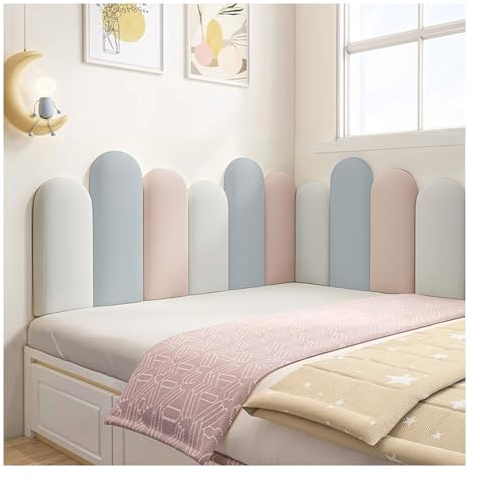 Skal- Och Stickbar Sänggavel, 3D Barn Anti-kollision Vägg Stoppning, Svamp Klädda Väggpaneler, För Sovrum För Barn Väggdesign (Style : D, Size : 120cm)