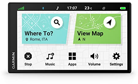 Garmin DriveSmart 76 MT-S 7 Inch Sat Nav with Amazon Alexa, Map Updates for UK, Ireland and Full Europe, Environmental Zone Routing, Bluetooth Hands-Free calling and Live Traffic (Renewed)