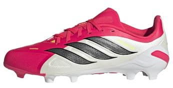 adidas Unisex - Bambini e Ragazzi Predator League Firm Ground Football Boots Kids, Lucid Red/Core Black/Ftwr White, 38 EU