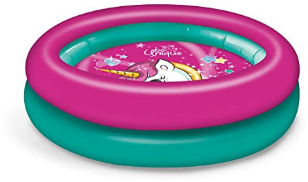 Mondo Toys - UNICORN | 2 Rings Pool - aufblasbares Baby-Pool - 2 Ringe - Durchmesser 100 cm - +10 Monate - 16916