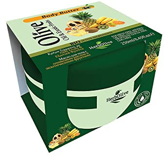 Herbolive Burro per il corpo con frutti esotici, 250 ml