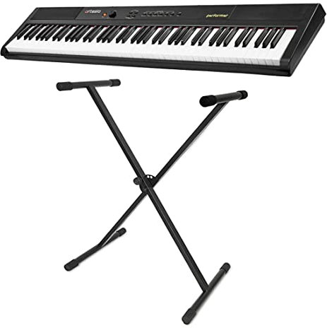 Artesia Performer Stage-Piano Keyboard Schwarz + Keyboard-Ständer