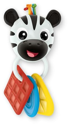 Baby Einstein Shake-a-Shape Zen Teether Toy, Multisensory, Ages 3 Months and Up