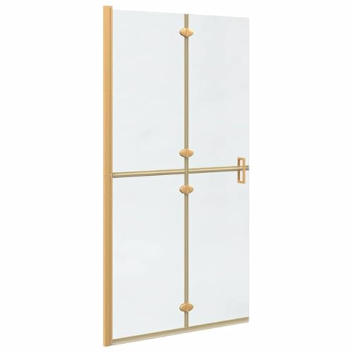 Emmtore Panel de ducha a ras de suelo Dorado 100 x 6,5 x 190 cm