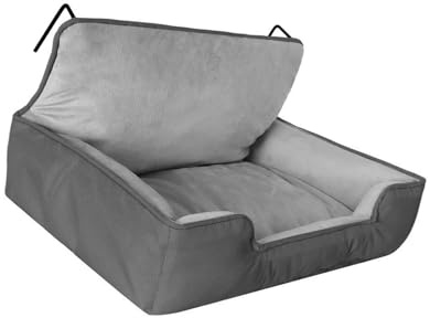 EXQIOUR Lit suspendu amovible et lavable pour chats - Hamac - Coussin de sommeil pour chien d'intérieur et lieu de repos - Mur stable