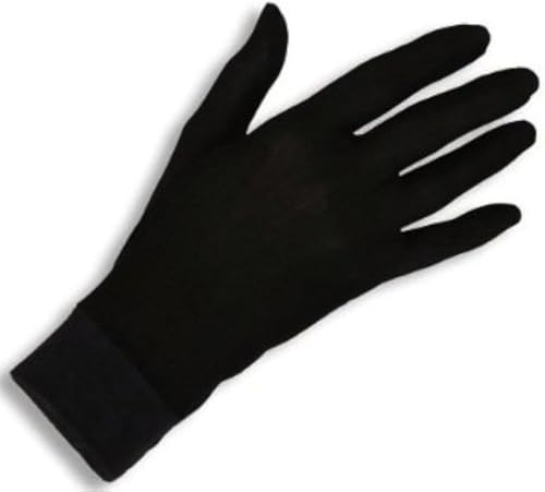 Jasmine Silk Pure Silk Gloves Thermal Liner Glove Inner Ski Bike Cycle Gloves (Extra Large) 100gsm