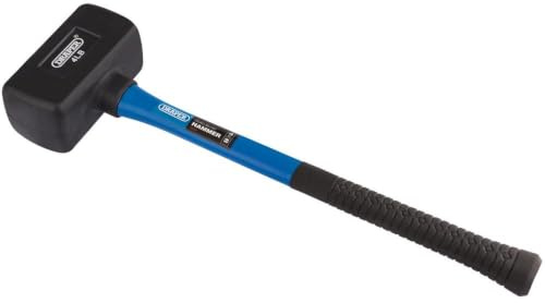 Draper DBH20 mazzuola gomma Mallets con asta in fibra di vetro, blu