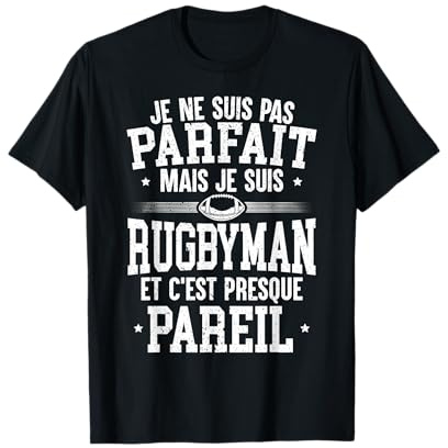 Je Ne suis Pas Parfait mais Je suis Rugbyman Joueur De Rugby T-Shirt