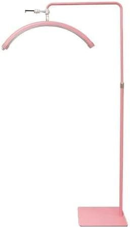 SXLIGHT Lampada per Extension Ciglia - Lampada a LED a Mezzaluna per Tatuatori, Onicotecnici, Estetisti Lampada a Luce Fredda E Calda con Luminosità E Altezza Regolabili - con Supporto per Telefono