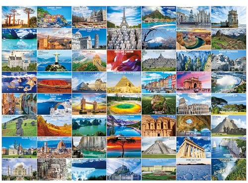 Scenic Spots in The World 1000 Piece Jigsaw Puzzle