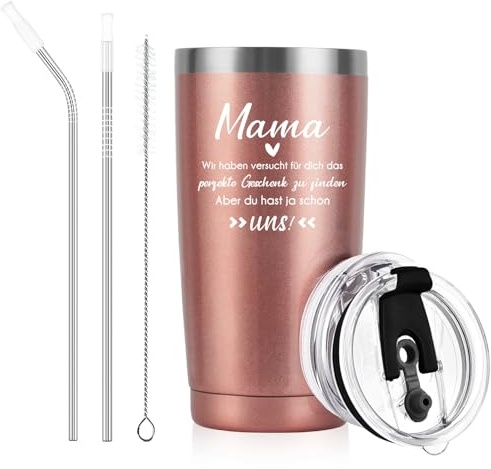 Livole presenter till mamma, kvinnor, mor – mamma. Vi har försökt hitta den perfekta presenten för dig. Men du har redan oss – 600 ml vinmugg med dubbla väggar, termosmugg att gå
