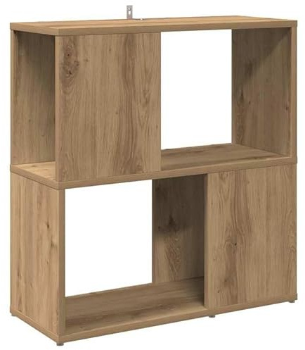 Eleganz Estantería Artisan-roble 60 x 24 x 63 cm | Sistema de estantería de material de madera | estantería estable para salón, oficina y oficina en casa, ahorra espacio y es duradera