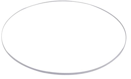 DQZRTUECA Lastre acriliche Rotonde for Lavorazione Artigianale Spesse 1-10 mm Diametro 10-350 mm(Thick:3mm,Dia:190mm)