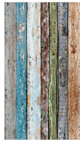 A.S. Création Livingwalls Klebefolie Holzoptik 0.35m x 2.50m beige braun blau Möbelfolie selbstklebende Tapete Made in Germany 942191