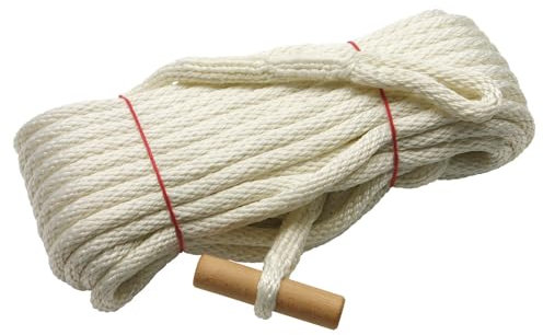Dönges Feuerwehrleine (Fangleine) DIN 14920, F 20-K, Karabiner, 20 m (DIN14920 Fangleine Fangseil Arbeitsleine Mehrzweckleine Sicherheitsleine)